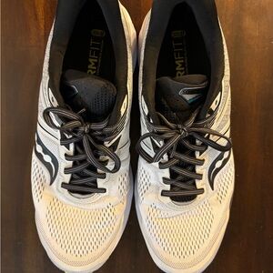 Saucony Men's Black and White Athletic Shoes
